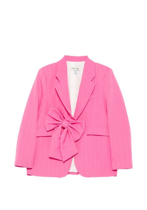 Giacca con fiocco A' LAPAGE | FORLÌ 26SAGCSP00013FUCSIA